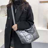 Quilted Nylon Crossbody Bags for Women - Stylish Shoulder Bag Purse