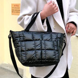 Quilted Nylon Crossbody Bags for Women - Stylish Shoulder Bag Purse