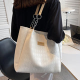 Large Leather Tote Bag for Women - Versatile Shoulder Handbag