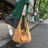 Canvas Tote Bag Large Capacity Crossbody Shoulder Bag for Women