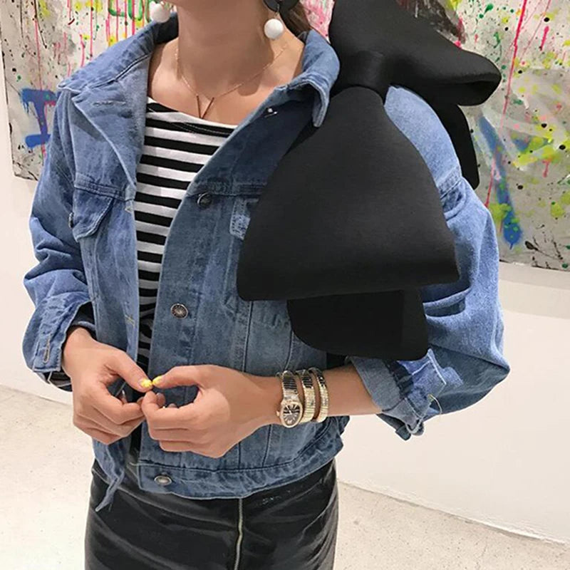 Bow Clutches Bag Ladies Evening Party Clutches Handbag Shoulder Bag