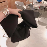 Bow Clutches Bag Ladies Evening Party Clutches Handbag Shoulder Bag