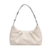 Snake Pattern Top Handle Shoulder Bag