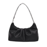 Snake Pattern Top Handle Shoulder Bag