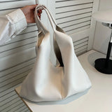 Women Shoulder Bag Large Capacity Solid Female Handbag