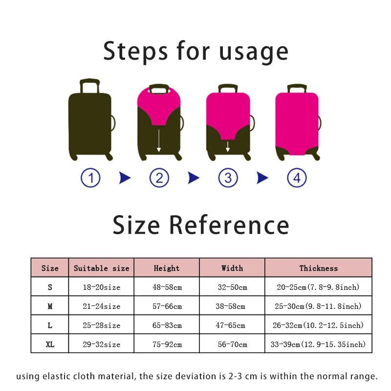 Devil's Eye Series Luggage Cover Thicker Protect Removeable Cover for 18-32 Inch