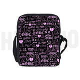 Lil Peep Pattern Shoulder Bag Women Harajuku Girl Messenger Handbag