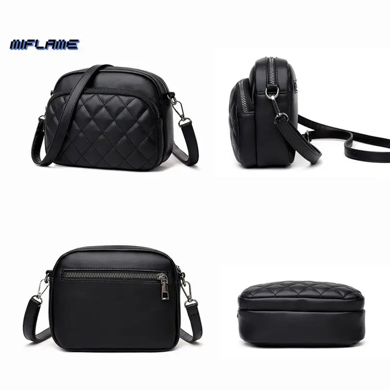 Diamond Lattice Shoulder Bag Women Crossbody Handbag