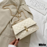 Diamond Shape Lattice Shoulder Bags PU Leather Women Crossbody Bag