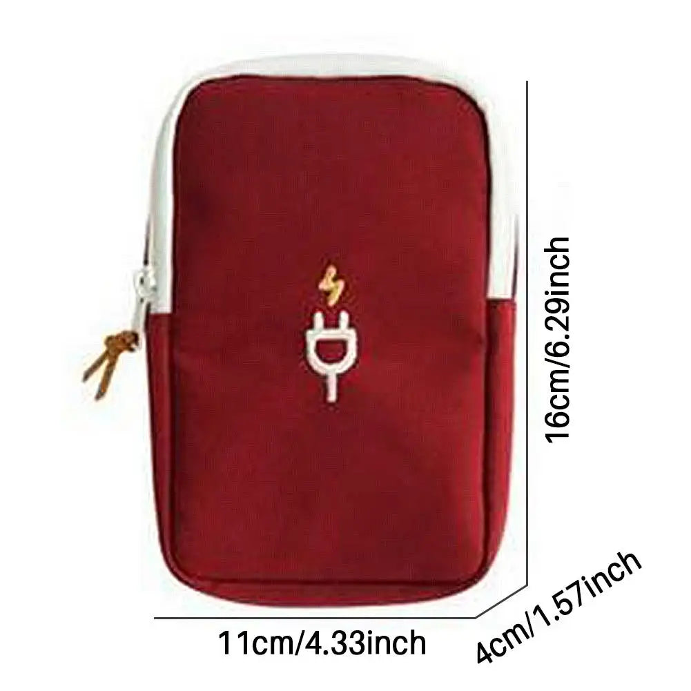 USB Data Cable Organizer Earphone Wire Bag