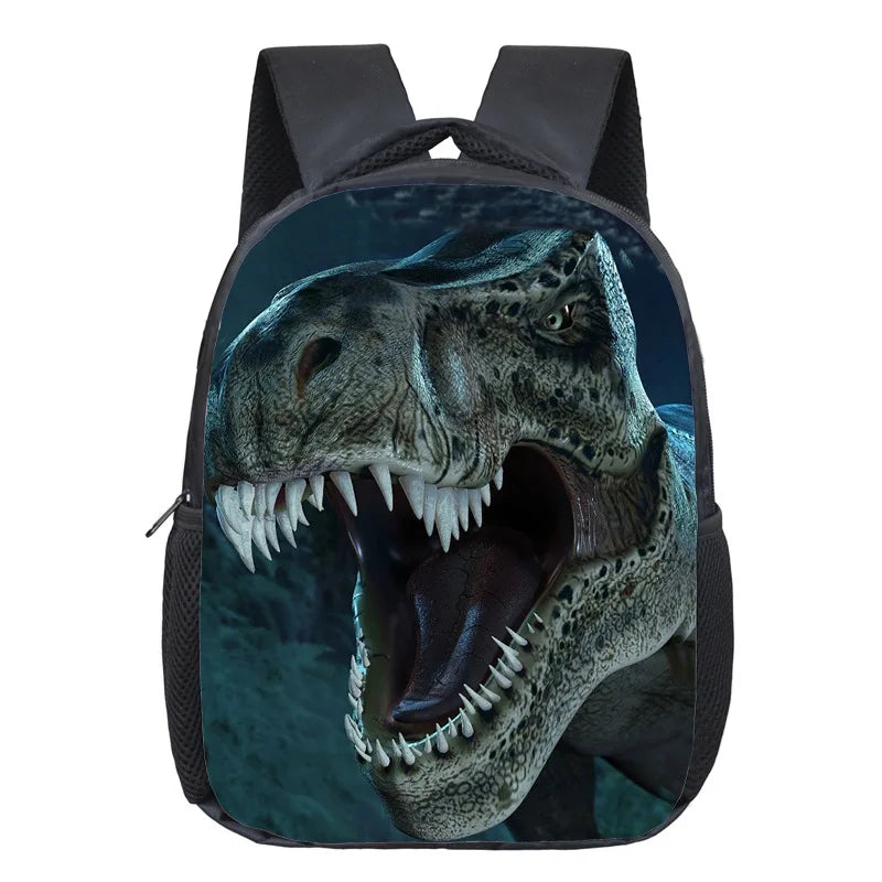Kids Dino Dragon Backpack School Bags Boys Girls Book Bag
