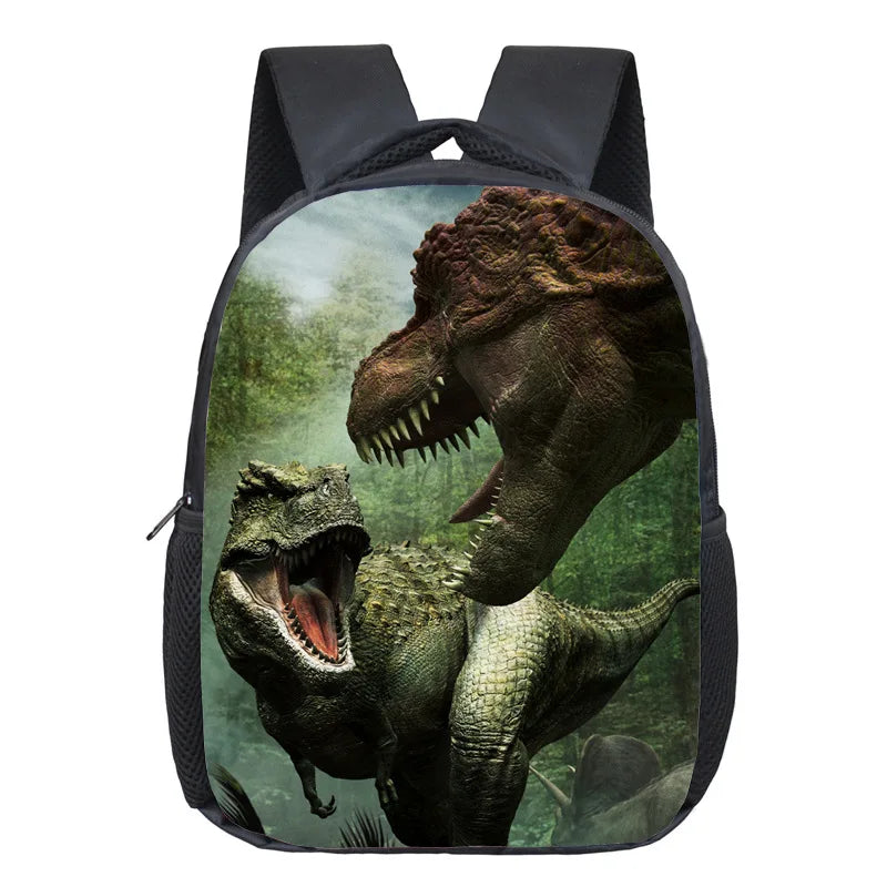 Kids Dino Dragon Backpack School Bags Boys Girls Book Bag