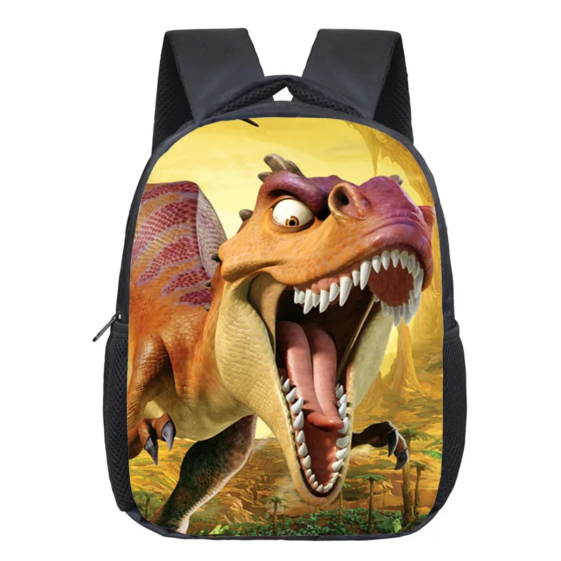 Kids Dino Dragon Backpack School Bags Boys Girls Book Bag