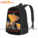 Dire Straits On The Night Poster Backpack Large Capacity Gym Schoolbag