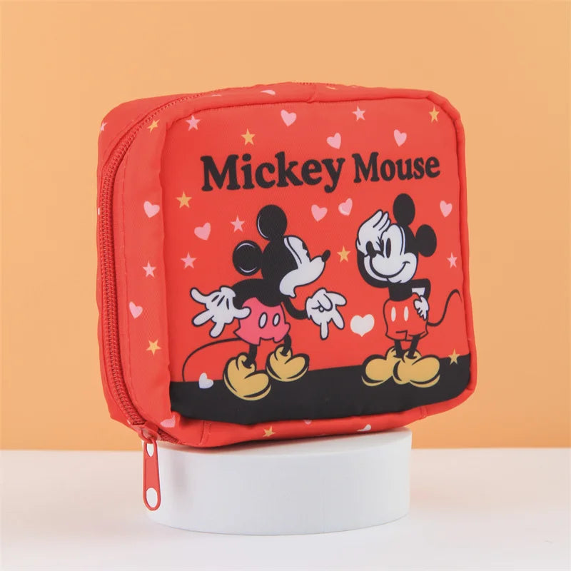 Cartoon Waterproof Cosmetic Bag Women's Sanitary Napkin Makeup Bag Storage