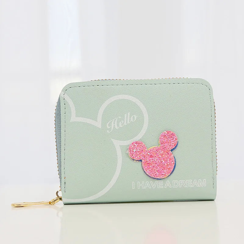Cartoon Ladies Wallet Single Zipper Multifunctional