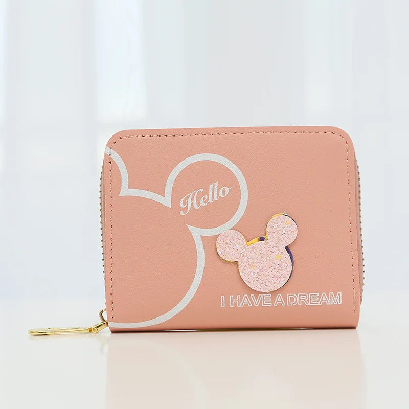 Cartoon Ladies Wallet Single Zipper Multifunctional