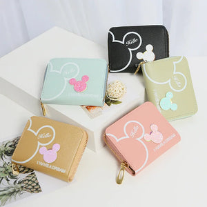 Cartoon Ladies Wallet Single Zipper Multifunctional
