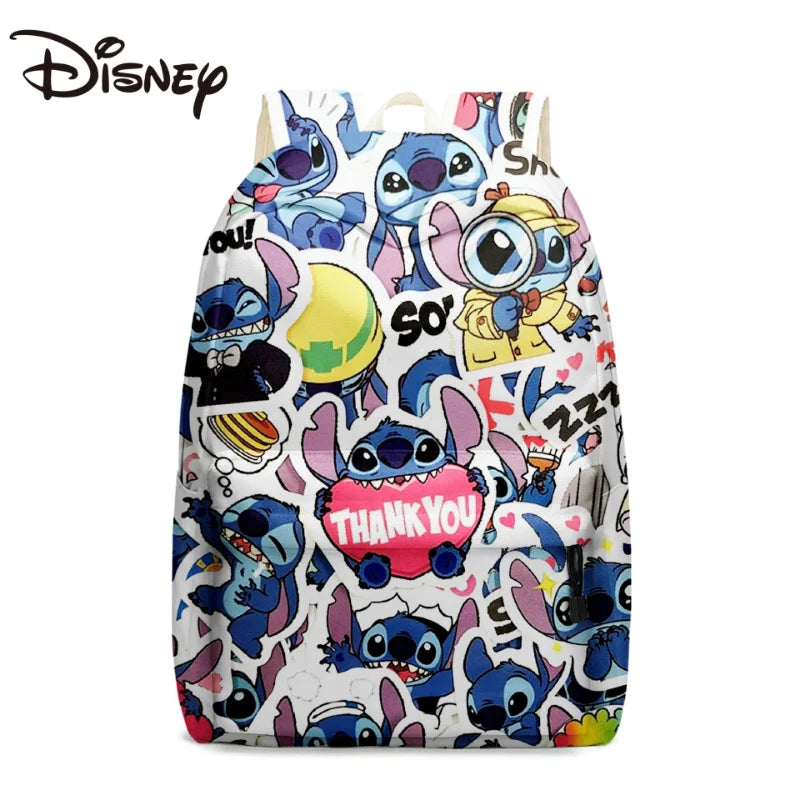 Disney's Stitch Primary School Backpack Girls Laptop Bag
