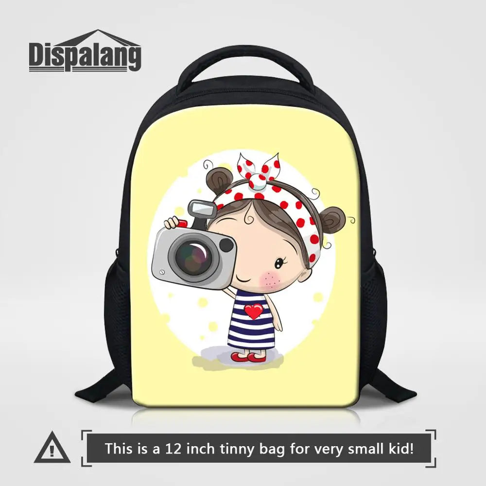 12 Inch Mini Bag Cartoon Kids Book Bag Baby Backpack