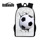 Boys 3D Printed Basketball Backpack Lightweight School Bookbags