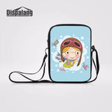 Cartoon Girl 3D Print Women Mini Crossbody Bag Ladies Messenger Bag
