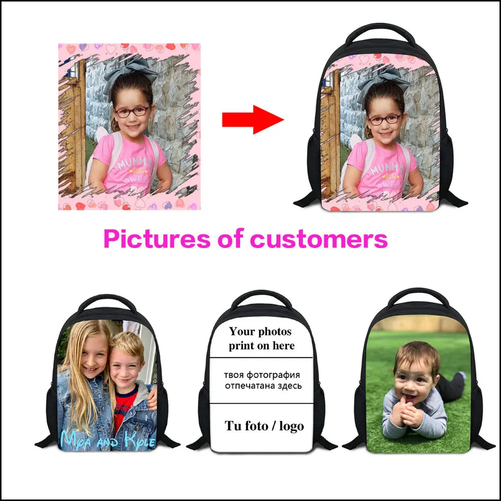 Boys Snake Print Kindergarten Backpack Small Kids Rucksack