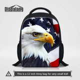 American Bald Eagle Vulture Pattern Nursery Baby Student Bookbag