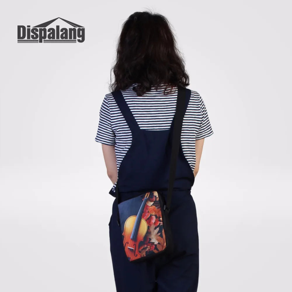 Cat Print Crossbody Bag For Girls Women Shoulder Mini Travel Bag
