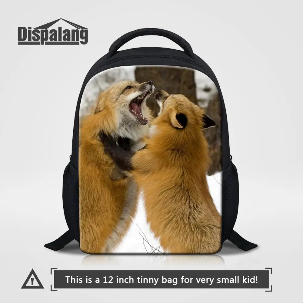Fox 12 inch Kids School Bags Mini Travel Backpack Bag
