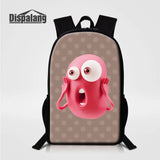 Cartoon Print Women Backpacks Mochila Big Eye Screaming Shoulder Bag