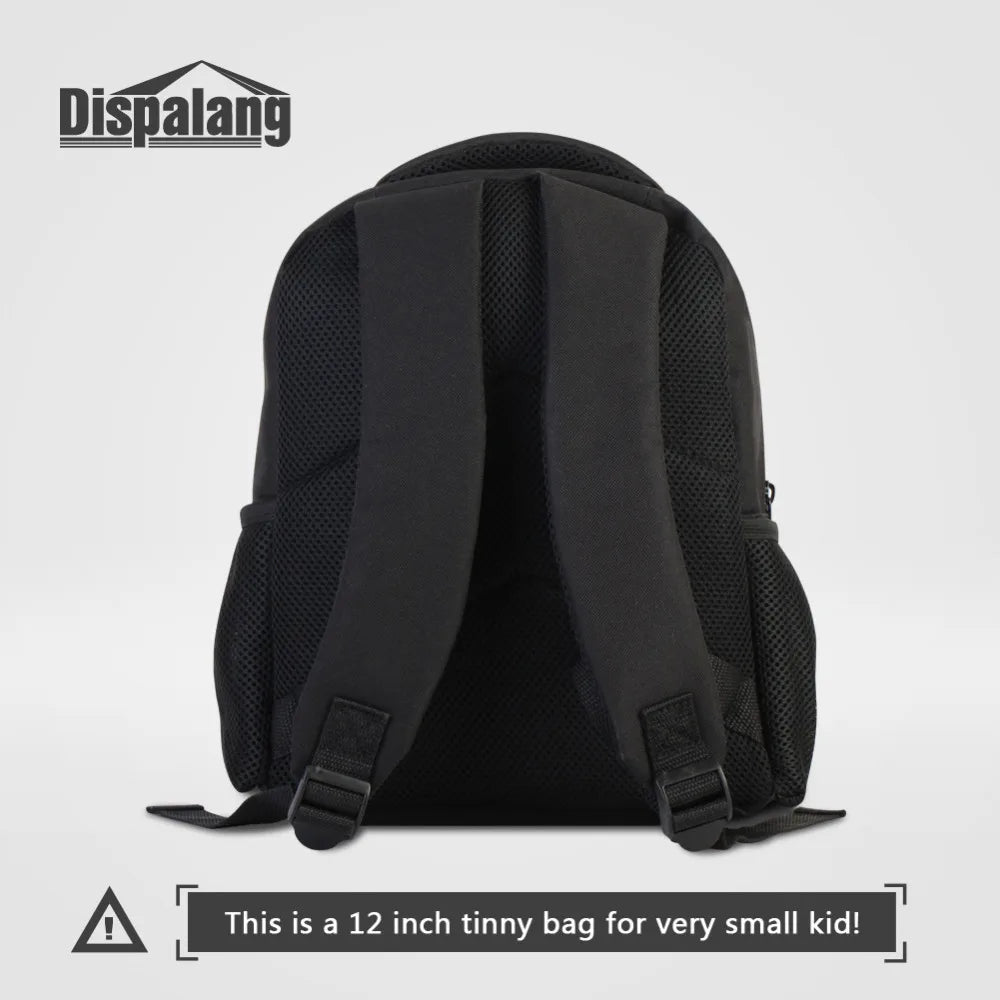 Children Dog Print Mini Backpacks For Girls Boys SchoolBag