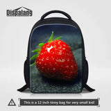 Strawberry Fruits Print Mini Backpack for Kindergarten Kids