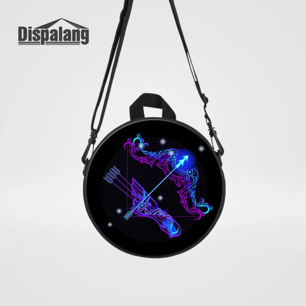 Mini Round Backpack Baby Kindergarten School Bags Sagittarius Print