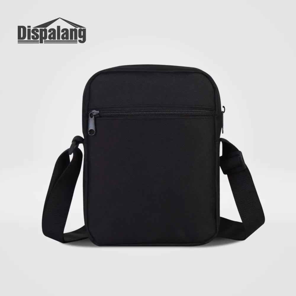 Striped Print Shoulder School Bag Female Crossbody Bag Customize