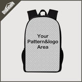 Cartoon Girl School Bags 16 Inch Big Schoolbags