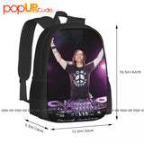 David Guetta Backpack Large Capacity Gym Foldable Shopping Bag
