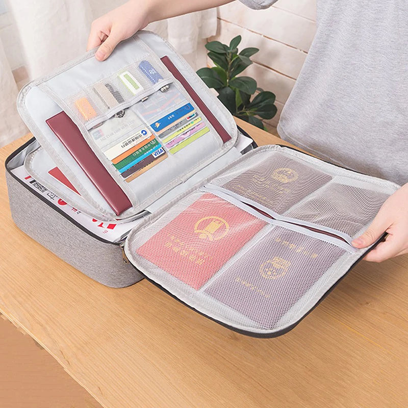 Waterproof Document Organizer Bag with Lock Privacy Security