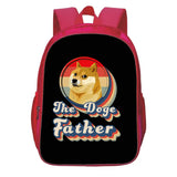 Dogecoin Cartoon Backpack School Bag Girls Toddler Baby Children Rucksack