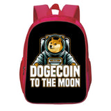 Dogecoin Cartoon Backpack School Bag Girls Toddler Baby Children Rucksack