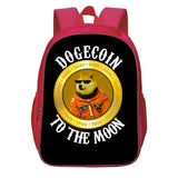 Dogecoin Cartoon Backpack School Bag Girls Toddler Baby Children Rucksack