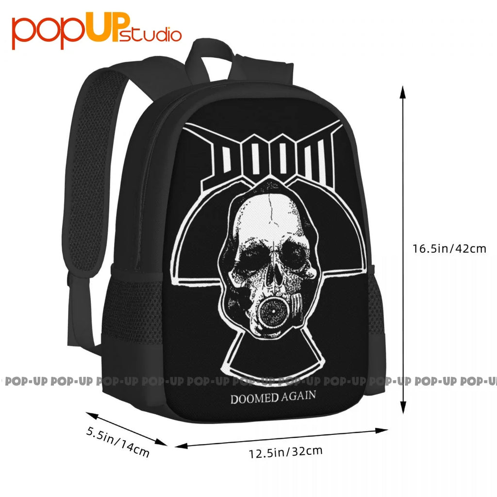 Doom-Doomed Again T Backpack Large Capacity Training Eco Friendly Outdoor