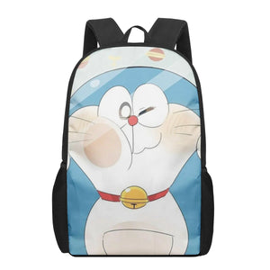 Doraemon 3D Print School Bag for Boys Girls
