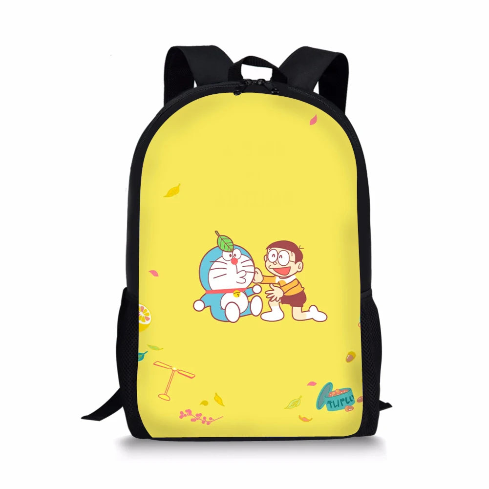 Doraemon Printing Backpack for Kid Shoulders Bag