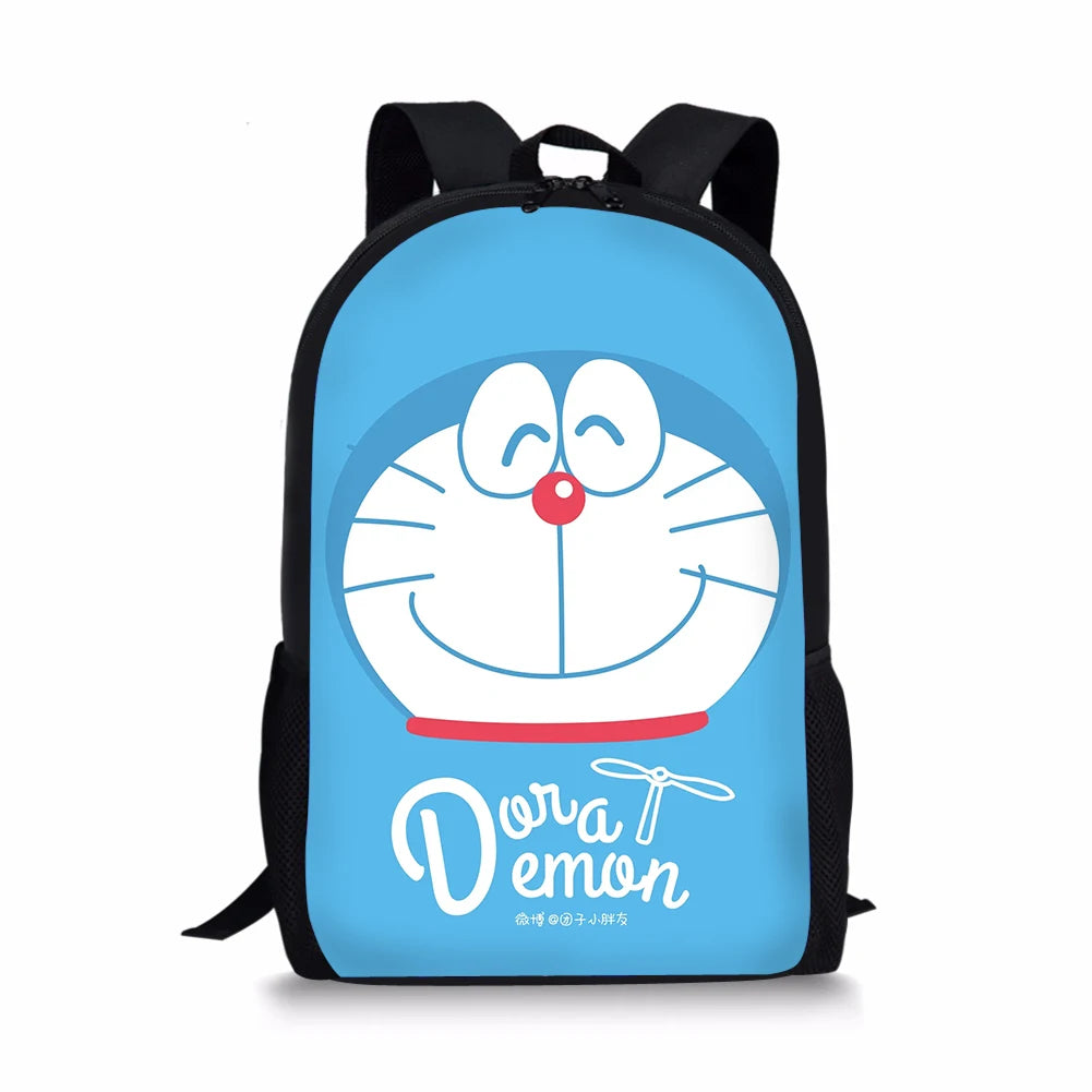 Doraemon Printing Backpack for Kid Shoulders Bag