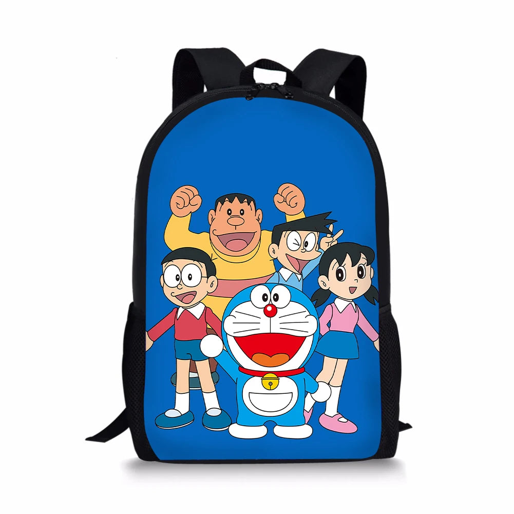 Doraemon Style Large Schoolbag Student School Backpack Waterproof Bagpack