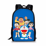 Doraemon Style Large Schoolbag Student School Backpack Waterproof Bagpack