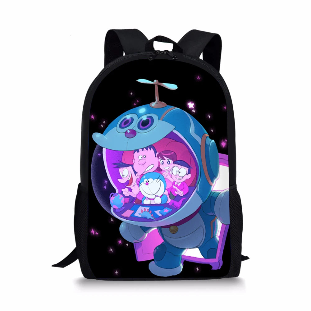 Doraemon Style Large Schoolbag Student School Backpack Waterproof Bagpack