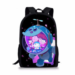 Doraemon Style Large Schoolbag Student School Backpack Waterproof Bagpack