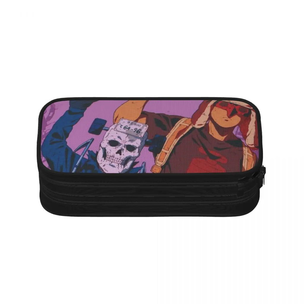 Dorohedoro Pen Box Student School Anime Zipper Pen Bag Child Stationery
